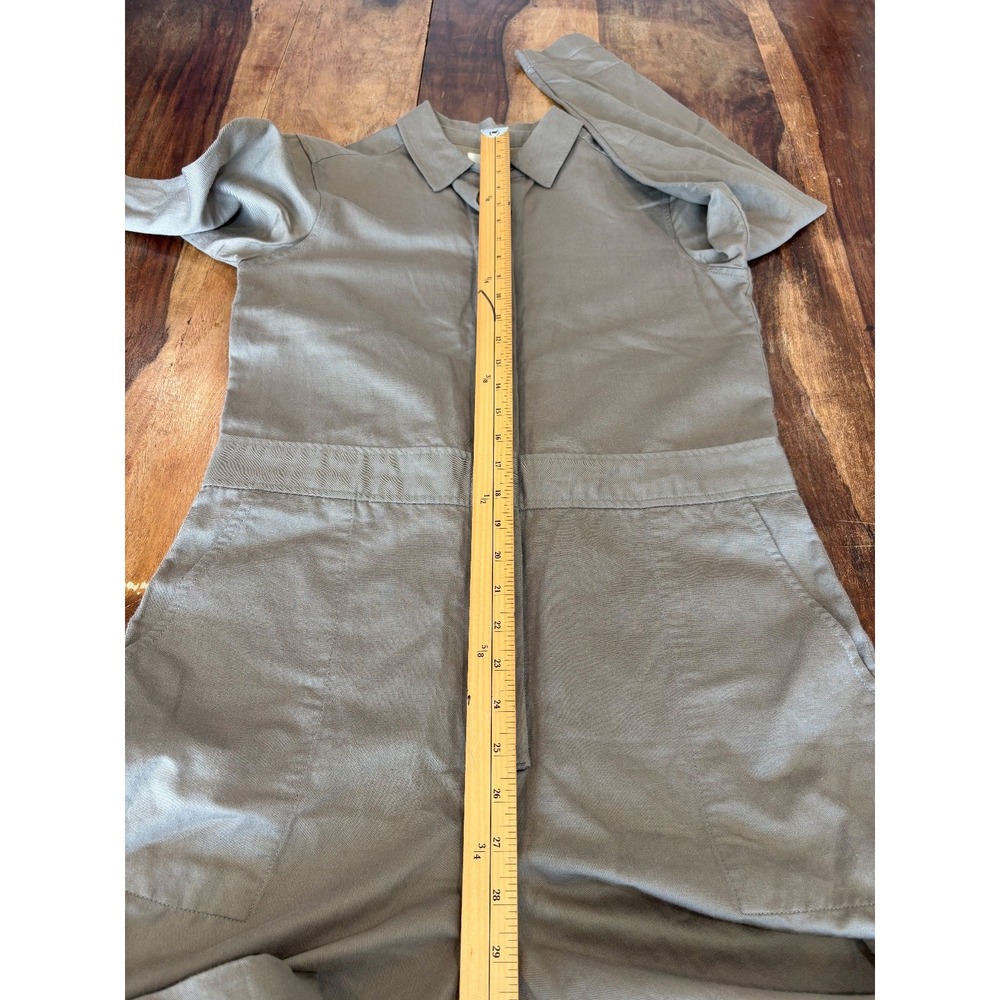 NWOT Aritzia Wilfred Free taupe long sleeve boiler suit jumpsuit womens' size 2 - Picture 8 of 12